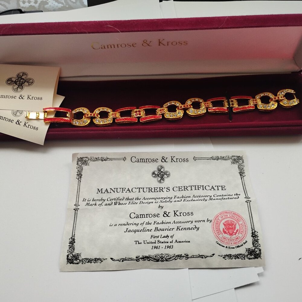 Kamrose and Cross link bracelet